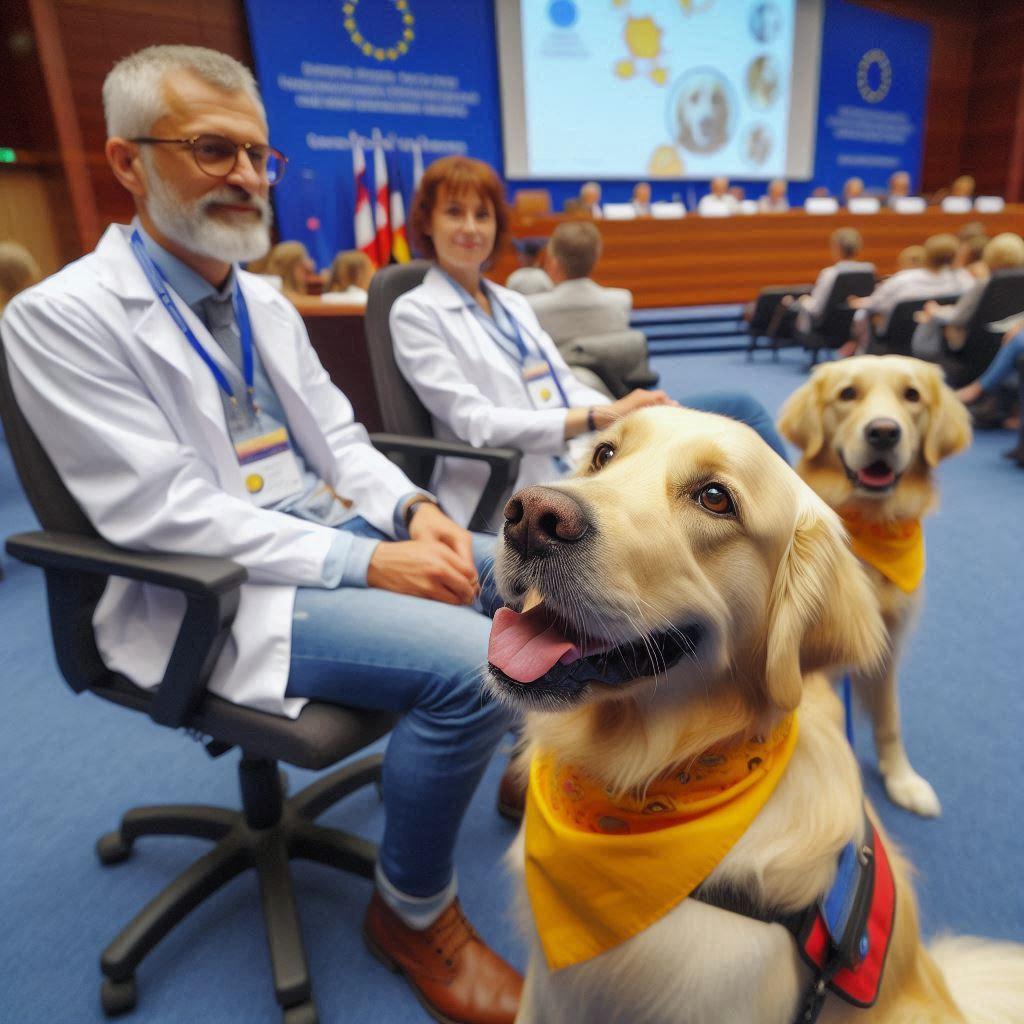 🩺 Собаки-терапевты приняли участие в научной конференции: 🐕 Какую роль играли собаки-терапевты на конференции?