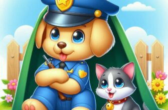 🐶 Сторожевая собака приютила котенка