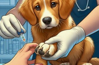 🐾 Первая помощь собаке при трещинах на лапах: как действовать правильно