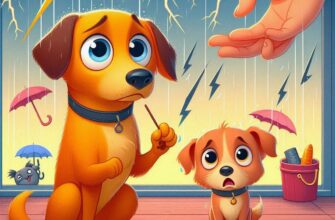 🌩️ что делать, если собака боится грозы?