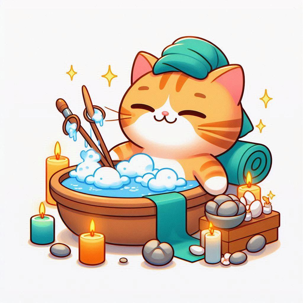 🐱 Спа для кошек: что это и каким кошкам подходит: 🛁 Как подготовить кошку к посещению спа: полезные советы