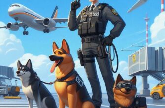 🐕‍🦺 Служебные собаки на защите аэропорта