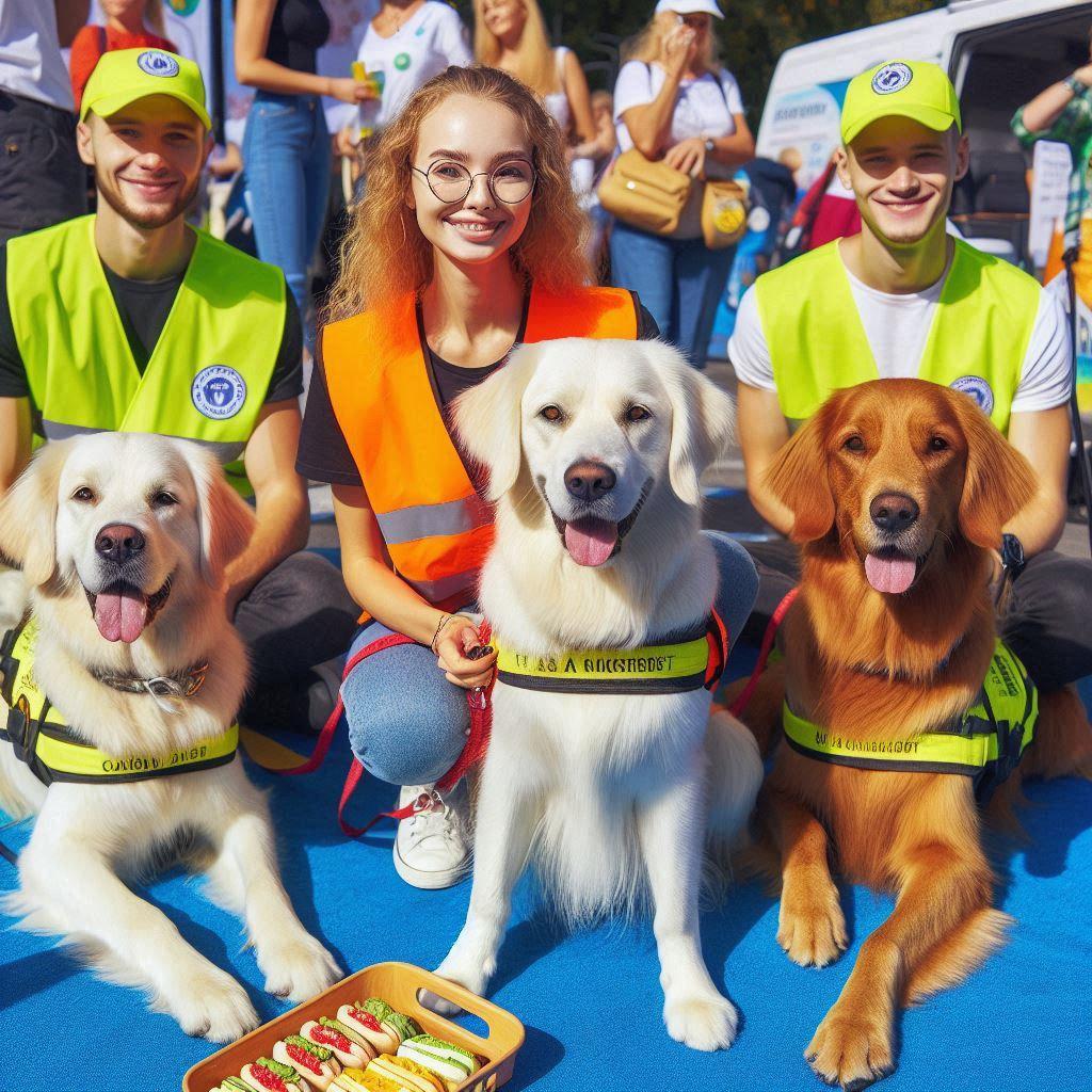 🐕 Служебные собаки приняли участие в акции "Мы за здоровый образ жизни": 🎯 Основные цели мероприятия