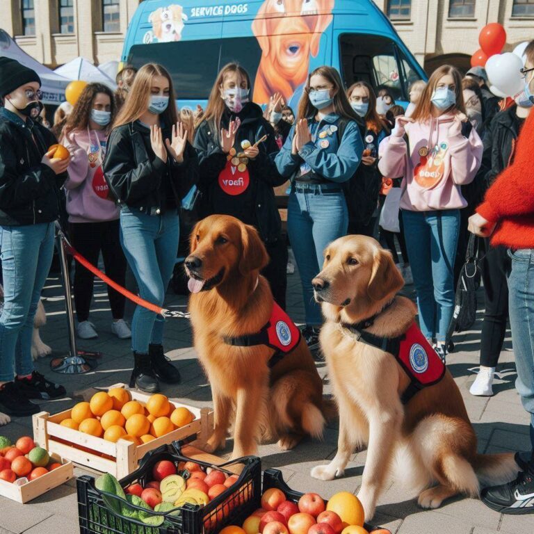 🐕 Служебные собаки приняли участие в акции "Мы за здоровый образ жизни"