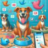 🐾 Twitter для собак: как социальные сети становятся питомцемания