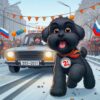 🚗 Автопробег в поддержку породы русский черный терьер: как это прошло