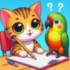 🐱 Как подружить кота и попугая?